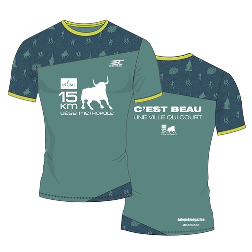 T-shirt Ethias 15km de liège Métropole